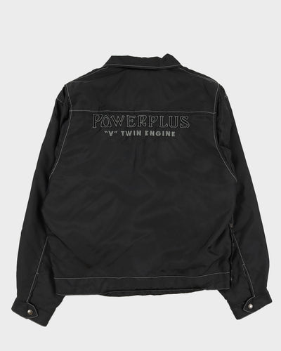 Vintage 80s Indian Motorcycle Black Jacket - M