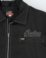 Vintage 80s Indian Motorcycle Black Jacket - M