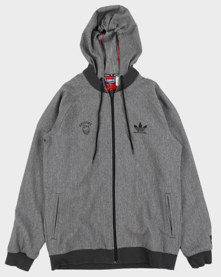 Adidas Skateboarding x Spitfire Grey Hoody - M