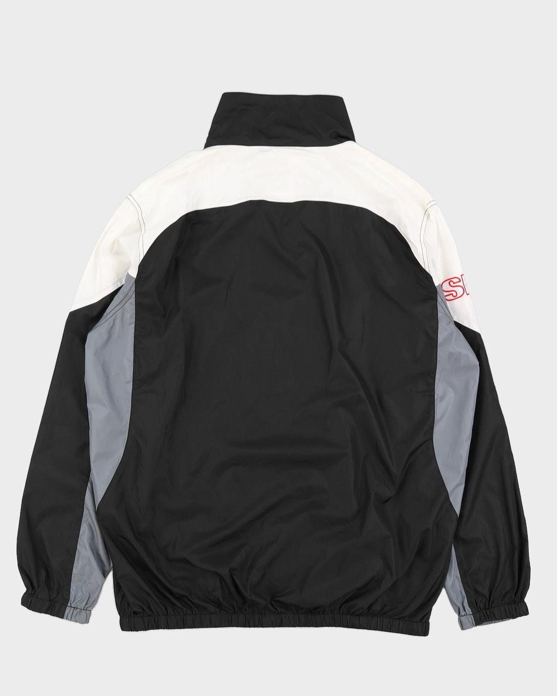 NFL Raiders Black & White Windbreaker - L