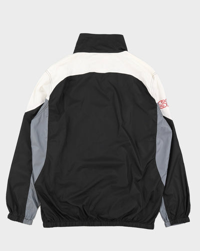 NFL Raiders Black & White Windbreaker - L
