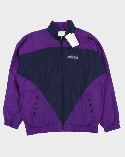 Vintage 90s Adidas Purple Nylon Shell Jacket - M