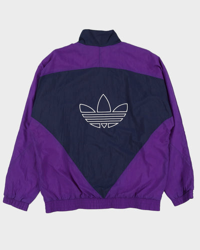 Vintage 90s Adidas Purple Nylon Shell Jacket - M