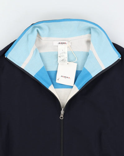 Rodier Men's Navy Zip Down Jacket - L