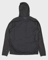 Lululemon Men's Grey Hooded Quarter Zip Jacket - L