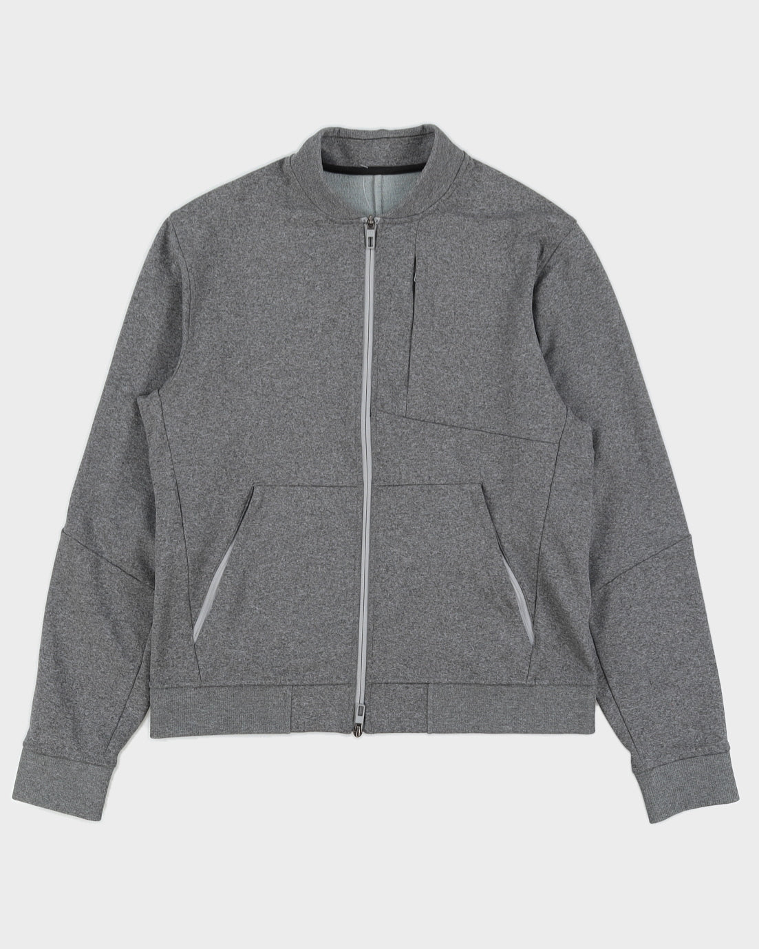 Lululemon Men's Grey Marled Running Jacket - M