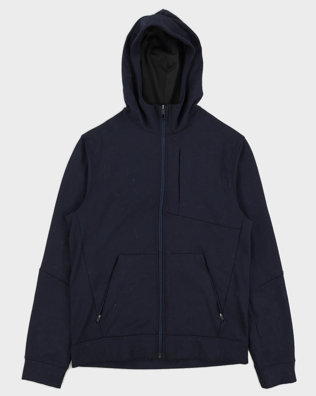 Lululemon Men's Navy Zip Up Hooded Jacket - S