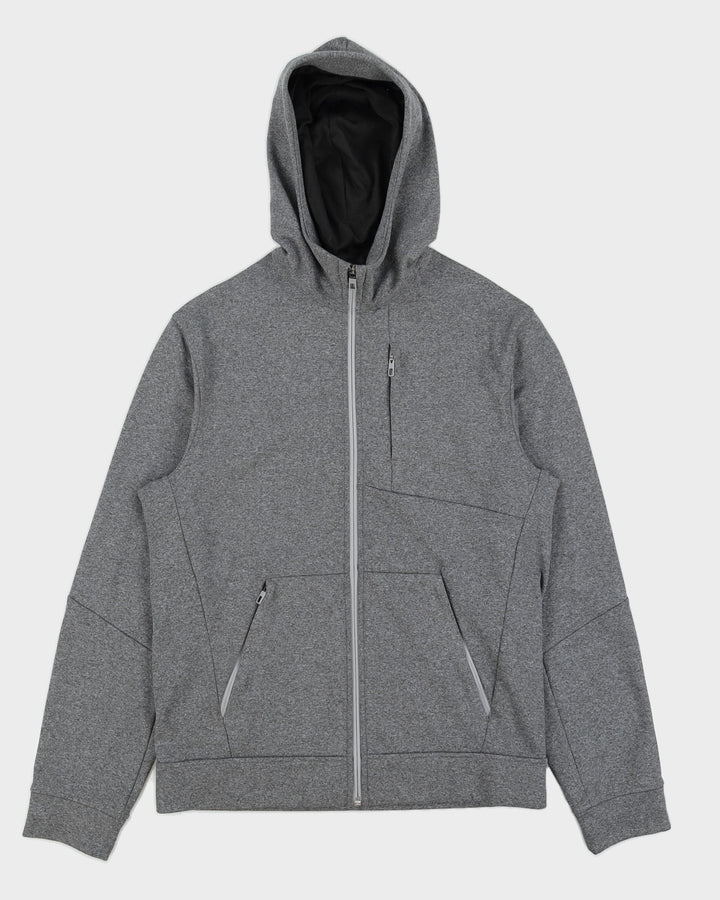 Lululemon Men's Grey Zip Up Hooded Jacket - S