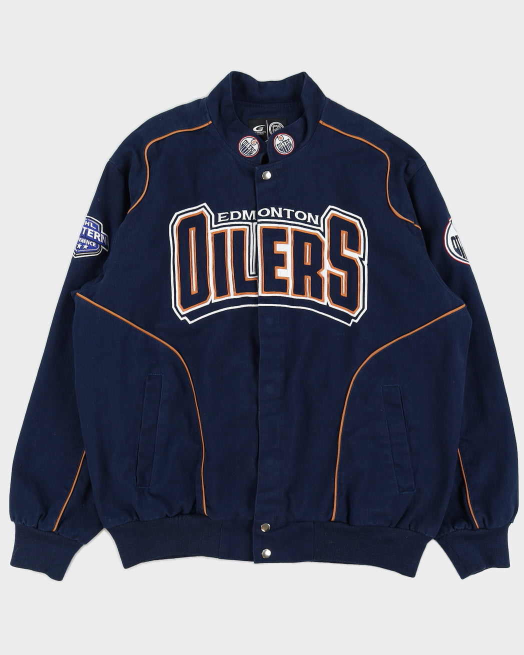 NHL Edmonton Oilers Navy Jacket - XL