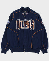 NHL Edmonton Oilers Navy Jacket - XL