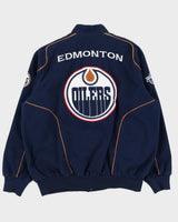 NHL Edmonton Oilers Navy Jacket - XL