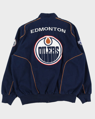 NHL Edmonton Oilers Navy Jacket - XL