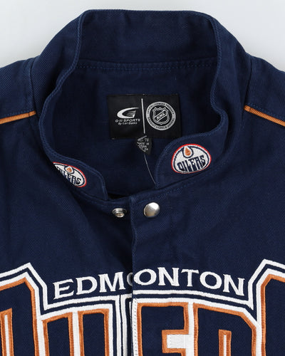NHL Edmonton Oilers Navy Jacket - XL