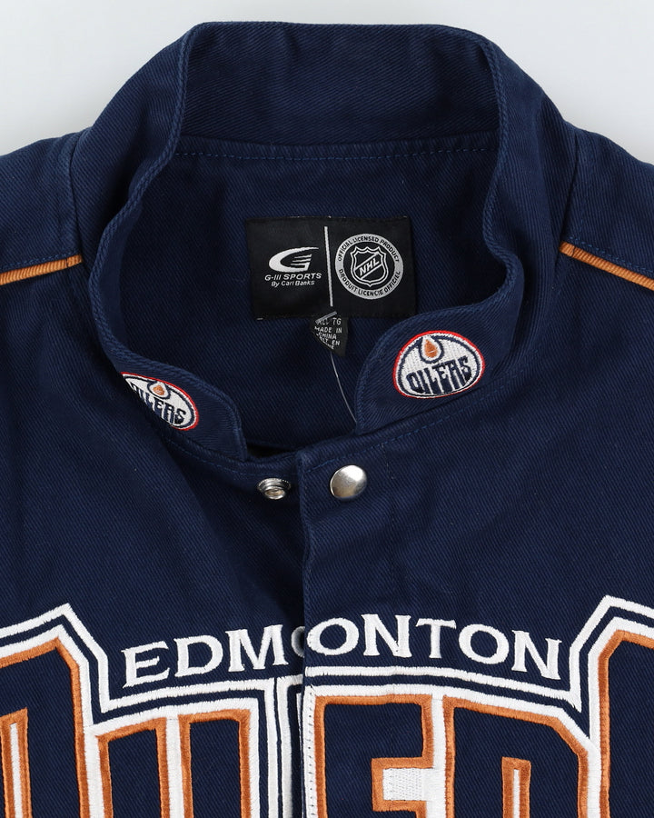 NHL Edmonton Oilers Navy Jacket - XL