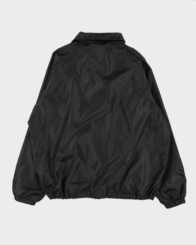 NFL Minnesota Vikings Black Full -Snap Windbreaker - XL