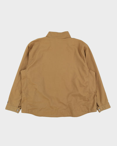 Carhartt Tan Canvas Zip Up Canvas Jacket - XXXL