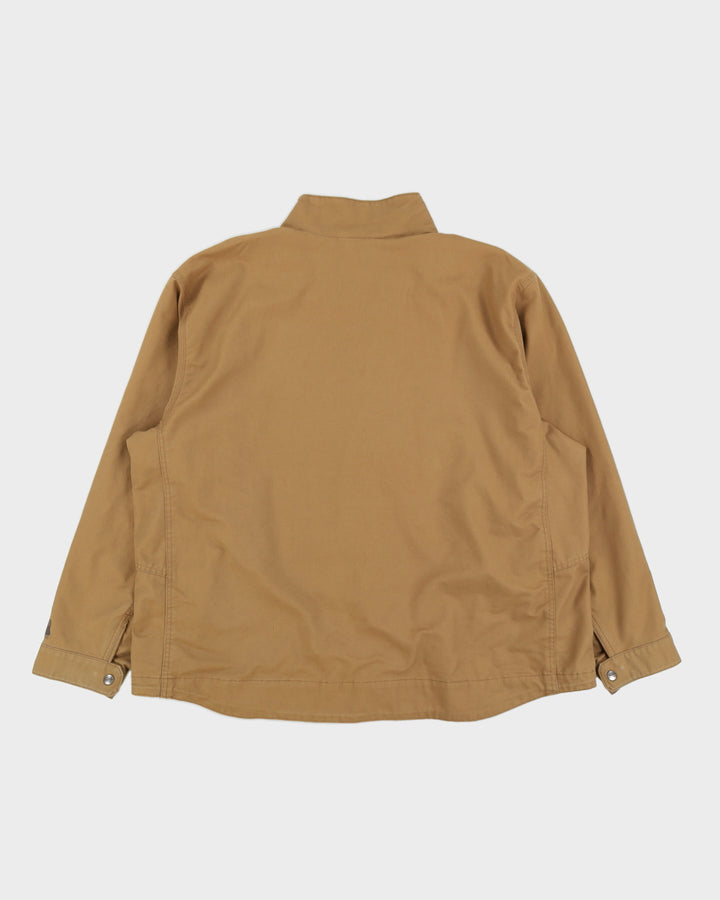 Carhartt Tan Canvas Zip Up Canvas Jacket - XXXL
