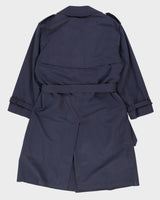 London Fog Navy Blue Mac Coat - XL