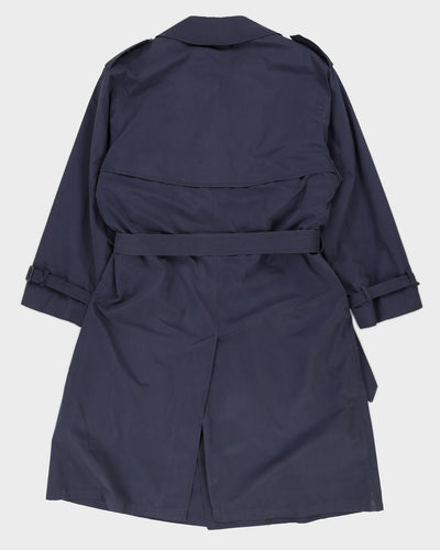 London Fog Navy Blue Mac Coat - XL