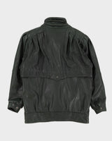 Vintage 80s Oscar Leopold Oversize Leather Jacket - S