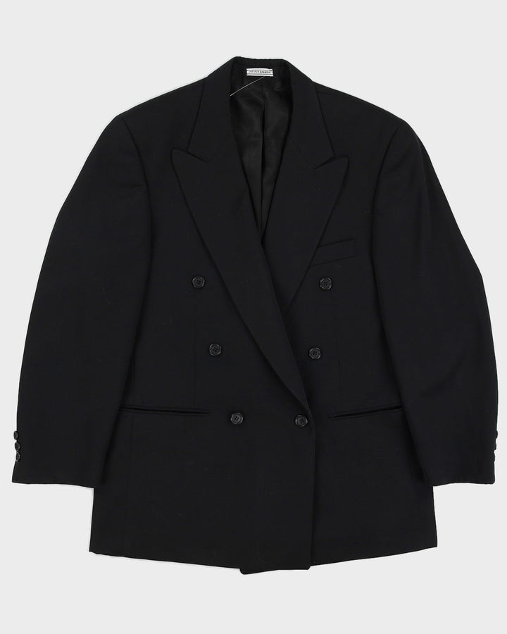 Vintage 90s Club International Black Double Breasted Blazer - M