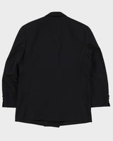 Vintage 90s Club International Black Double Breasted Blazer - M