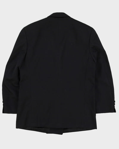 Vintage 90s Club International Black Double Breasted Blazer - M
