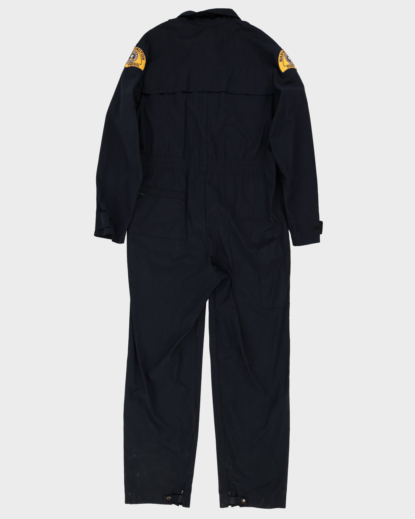 Vintage 80s Washington State Police Navy Overalls - L