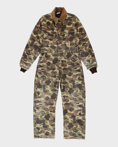 Vintage 80s Carhartt Camouflage Overalls - S / M