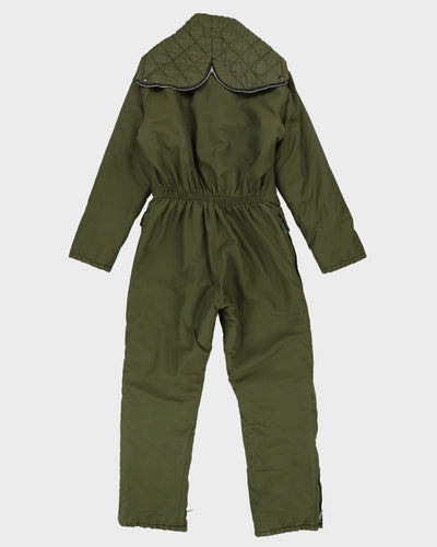 Vintage 80s Sears Padded / Insulated Green Overalls - M