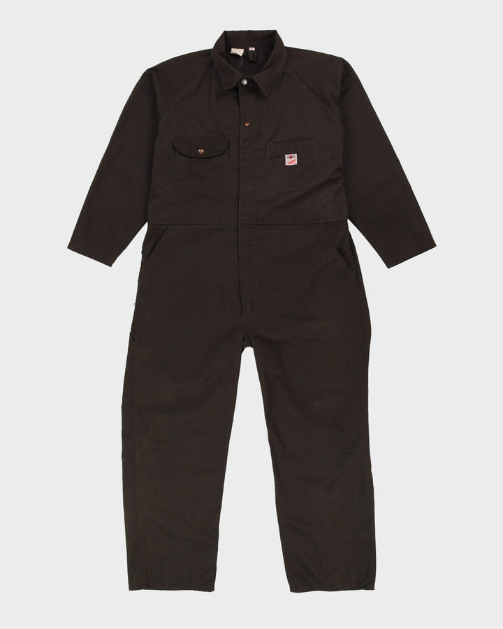 Vintage 80s GWG Brown Overalls - XL