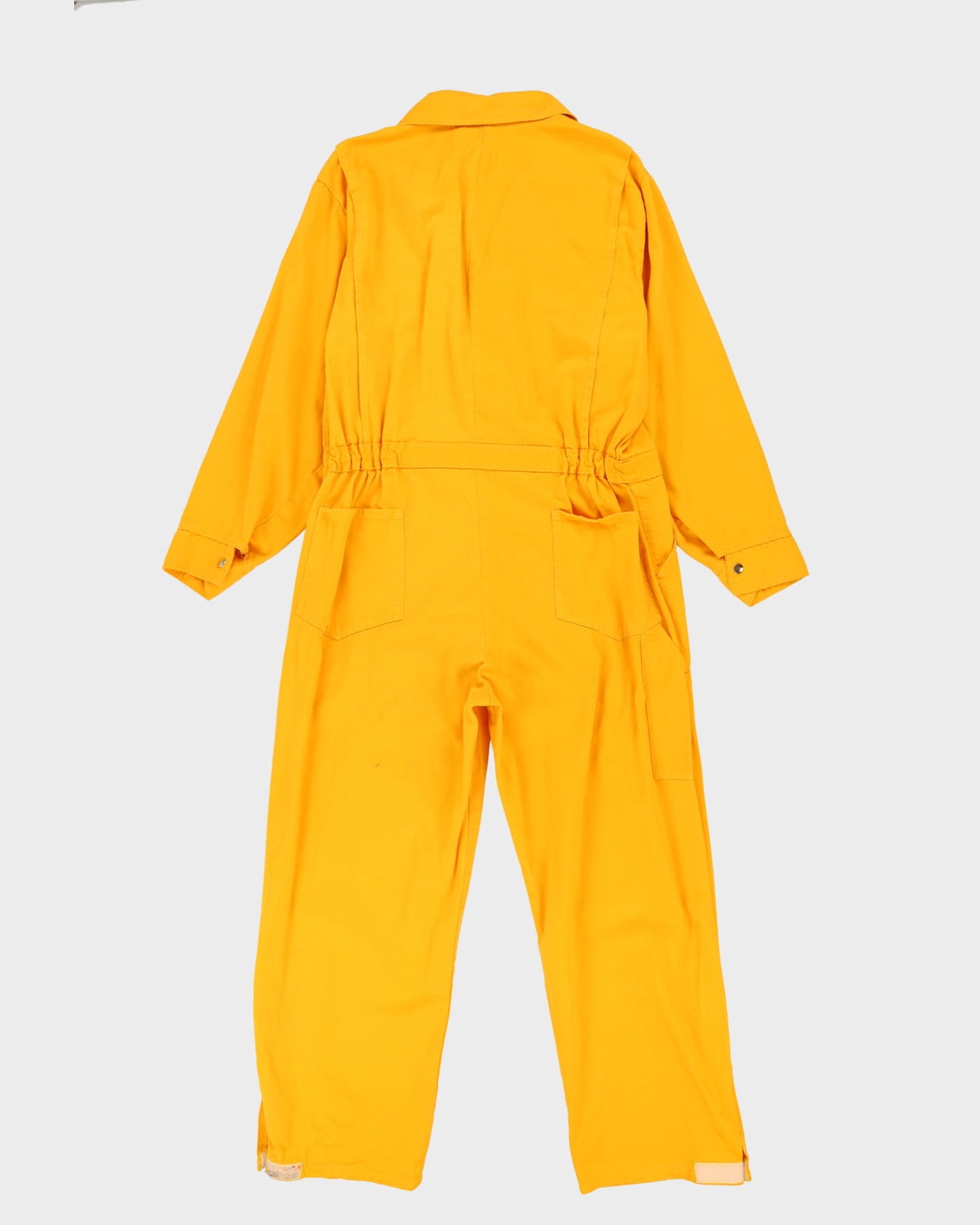 Vintage 80s Actionwest Yellow Coveralls / Overalls - XL