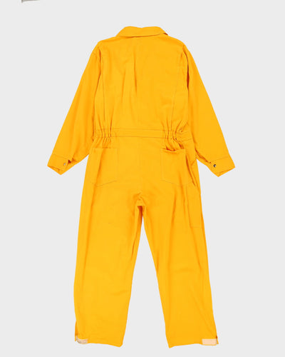 Vintage 80s Actionwest Yellow Coveralls / Overalls - XL