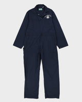 Vintage 80s Hi-To Fisheries Canadian Navy Coveralls / Overalls - L