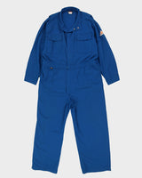 Vintage 90s Bulwark Protective Apparel Blue Workwear Coveralls / Overalls - XL / XXL