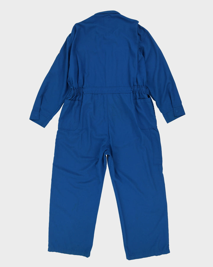 Vintage 90s Bulwark Protective Apparel Blue Workwear Coveralls / Overalls - XL / XXL