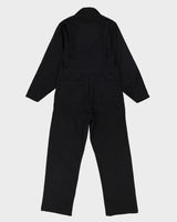 Vintage 90s Nicky Pest Detective Black Workwear Coveralls / Overalls - M