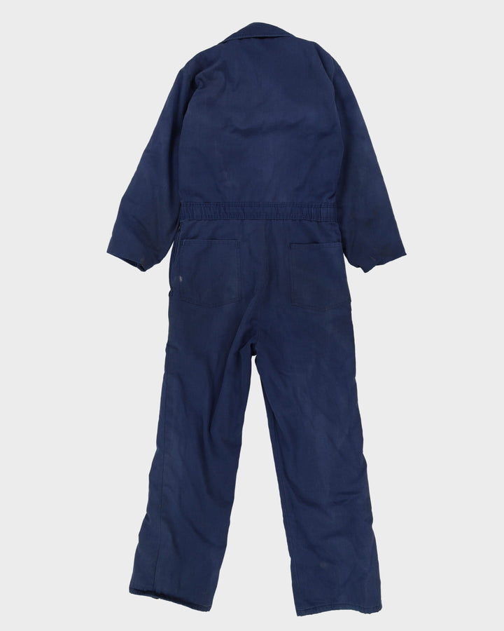 Vintage 80s Mark's Work Warehouse Navy Padded Coveralls / Overalls - S