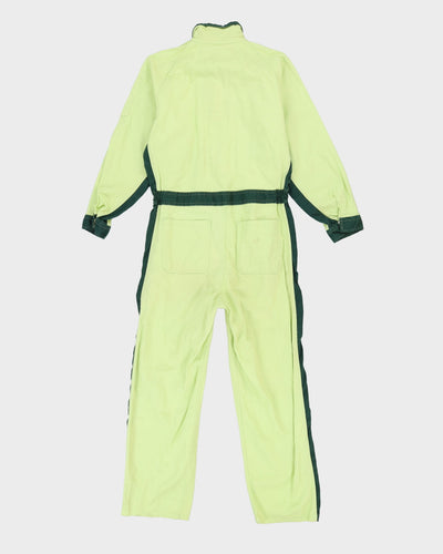 Vintage 80s Daihatsu NGK Green Two Tone Overalls - CH38 W32