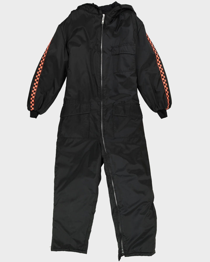 Vintage 80s Nikaldi Black Padded Ski Suit - L