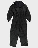 Vintage 80s Nikaldi Black Padded Ski Suit - L