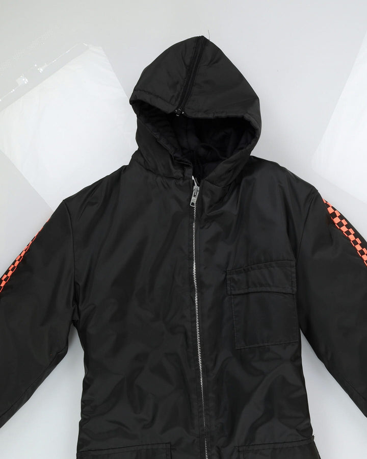 Vintage 80s Nikaldi Black Padded Ski Suit - L