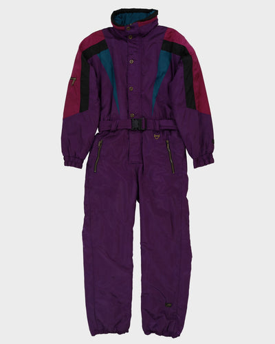 Vintage 90s Jupa Sports Purple / Green Padded Olympic Ski Suit - M