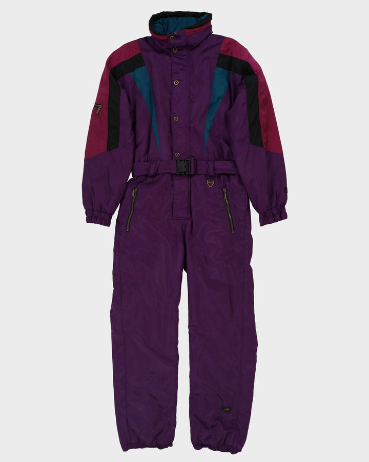 Vintage 90s Jupa Sports Purple / Green Padded Olympic Ski Suit - M