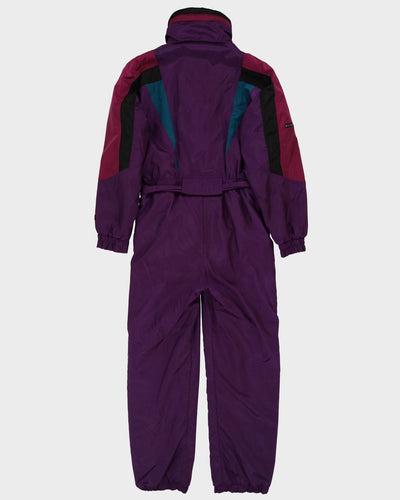 Vintage 90s Jupa Sports Purple / Green Padded Olympic Ski Suit - M