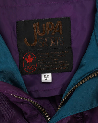 Vintage 90s Jupa Sports Purple / Green Padded Olympic Ski Suit - M