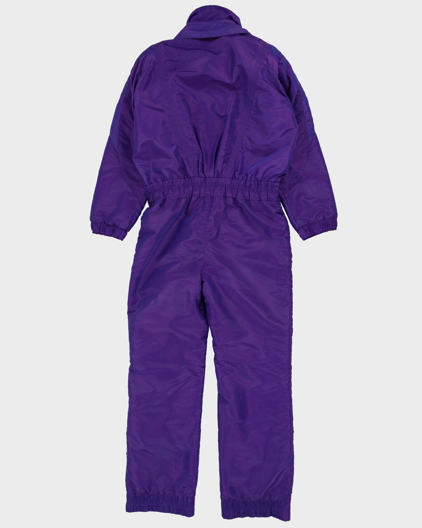 1990s Edelweiss Purple Two-Tone Ski Suit - M