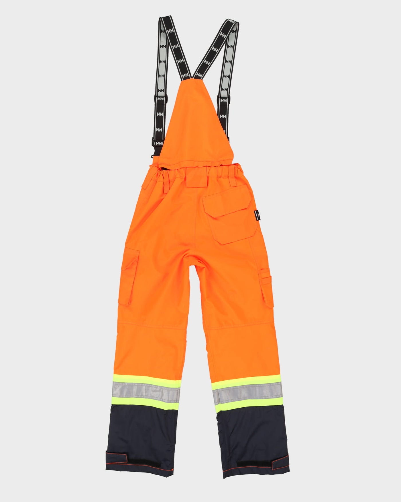 Deadstock With Tags Helly Hansen Orange Hi Vis Salopettes - XS