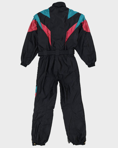 Vintage 90s Descente Black / Pink Ski Suit - L