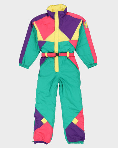 Vintage 90s Club One Multicoloured Ski Suit - S